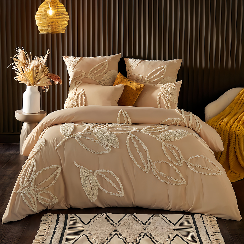 Zestaw poszewek na kołdrę Donna Tufted Chenielle